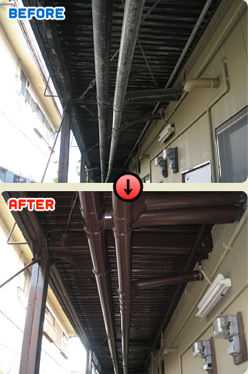 住宅塗装のbefore/after01